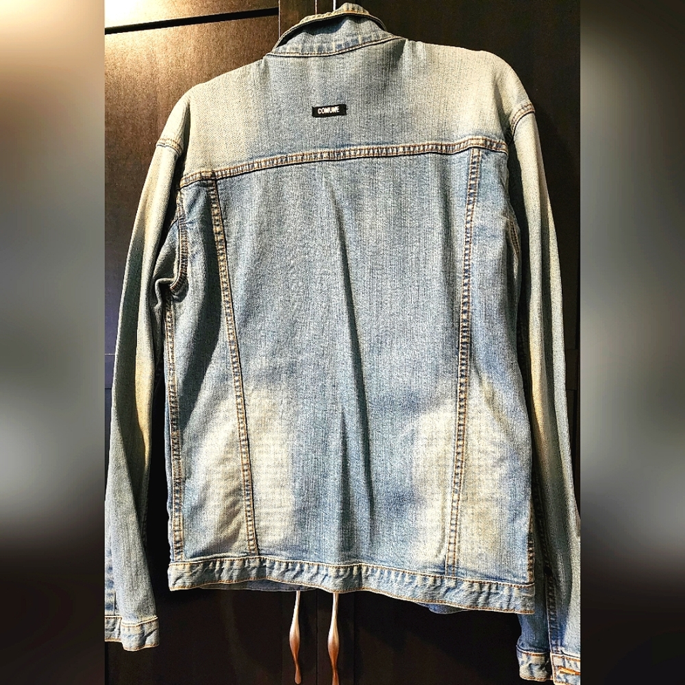 Comune Distressed Denim Jacket - image 2